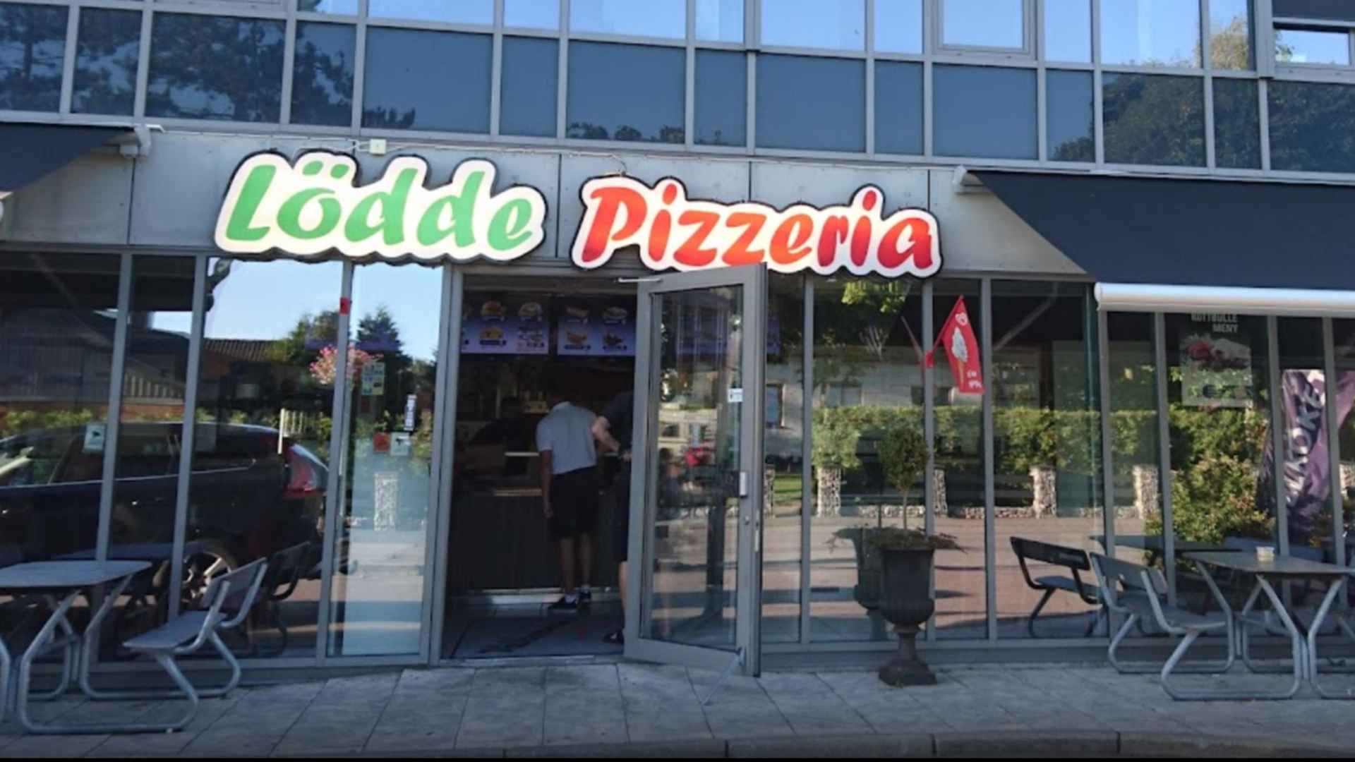 Framsidan på Löddes Pizzeria i Löddeköpinge